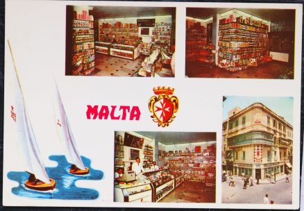 Malta Postcard Wembley Store Kingsway