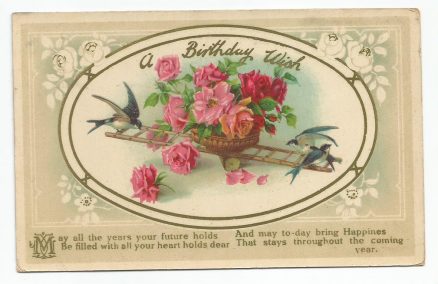 Greetings Vintage Birthday Card