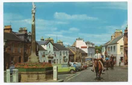 Melrose Postcard Scotland The Square