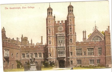 Eton College Berkshire Vintage Postcard