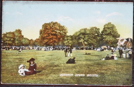 Bristol Vintage Postcard Durdham Downs