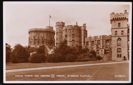 Windsor Castle Postcard Edward III Tower