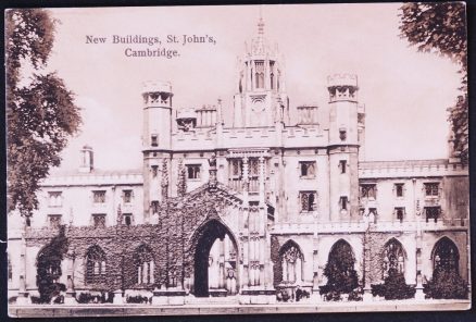 Cambridge Postcard New Buildings St. John's College