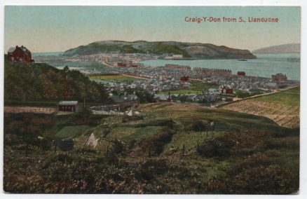 Llandudno Craig-Y-Don Vintage Postcard