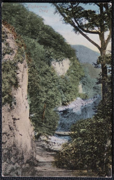 Stybarrow Crag Vintage Postcard