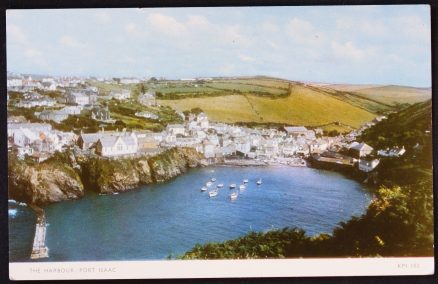 Port Isaac postcard Cornwall The Harbour