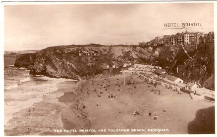 Tolcarne Hotel Bristol 1947 Postcard