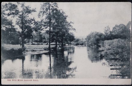 Haddon Hall River Wye Postcard