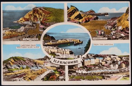 Ilfracombe Postcard Devon Capstone Raparee Cove St. James's Park