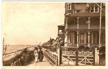 Westcliff Essex Vintage 1914 Postcard Hotel Overcliff LOCAL PUBLISHER