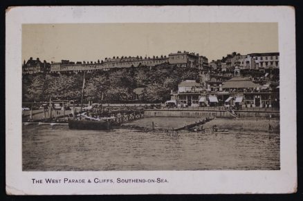 Southend Antique Postcard 1911 Vintage