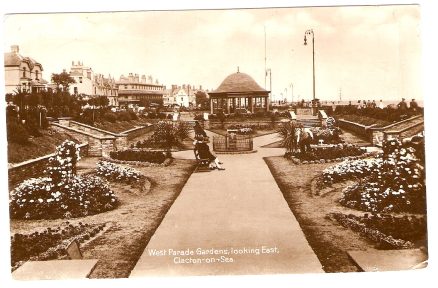 Clacton Vintage Postcard West Parade