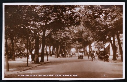 Cheltenham Postcard Real Photo Vintage View Of Promenade