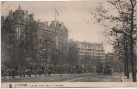 Savoy Hotel Vintage 1904 Postcard