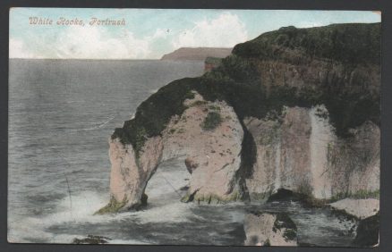 Portrush White Rocks Co.Antrim Postcard