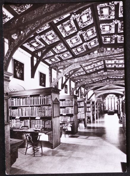 Oxford Bodleian Library Postcard Real Photo