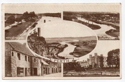 Perth Postcard Northinch Scone Palace 1953