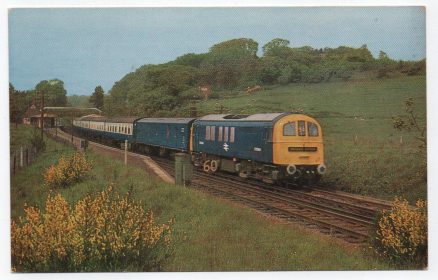 British Rail Postcard Golden Arrow