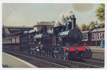 Train Postcard Webb 4-4-0 Chalk Farm