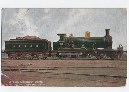 Postcard Train 1907 Chatham Railway