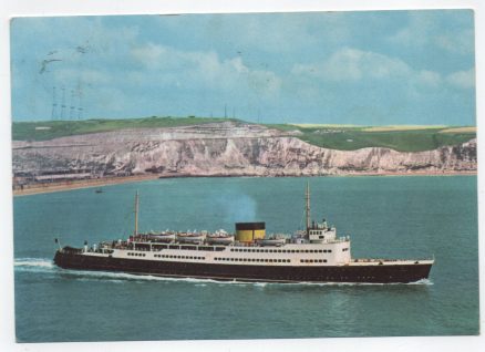 Ship Koning M S  Albert Dover 1964 Postcard