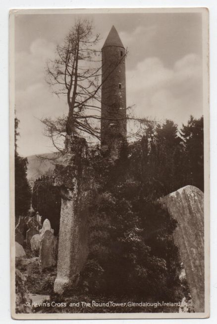 Glendalough St. Kevins Cross Wicklow Postcard