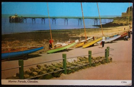 Clevedon Marine Parade Postcard