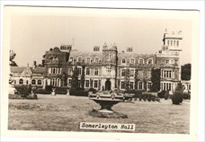 Somerleyton Hall Postcard Suffolk Real Photo
