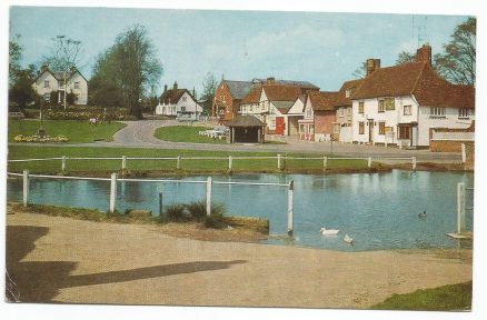 Finchinfield Postcard Duck Pond