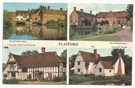 Flatford Postcard Suffolk Willie Lott's Cottage Valley Farm