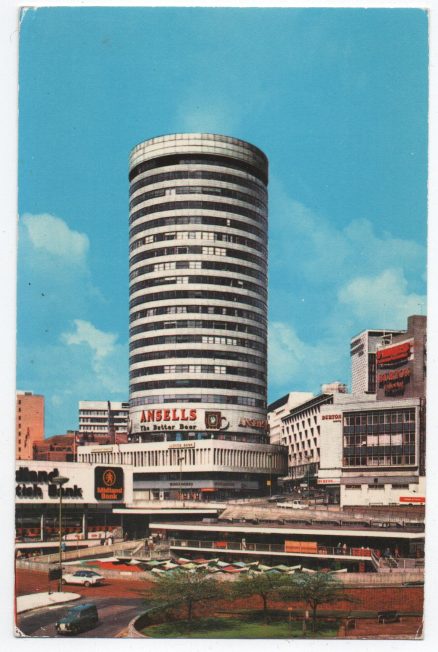 Birmingham Postcard Bull Ring Burtons