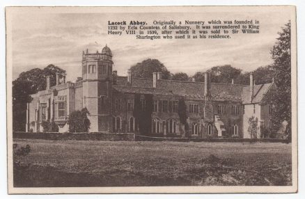 Lacock Abbey Postcard c.1918