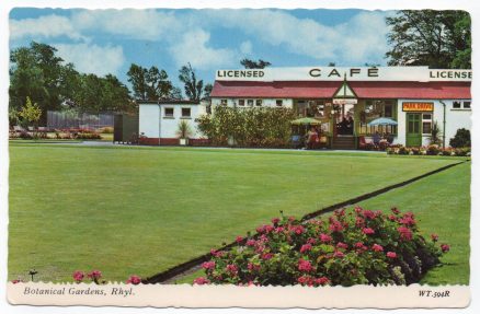 Rhyl Botanical Gardens Postcard Wales