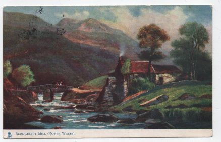 Beddgelert Mill Raphael Tuck 1903 Postcard