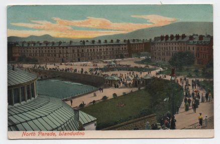 Llandudno Wales Postcard North Parade