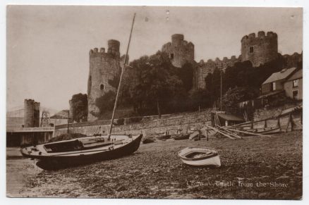 Conway Castle Real Photo Postcard