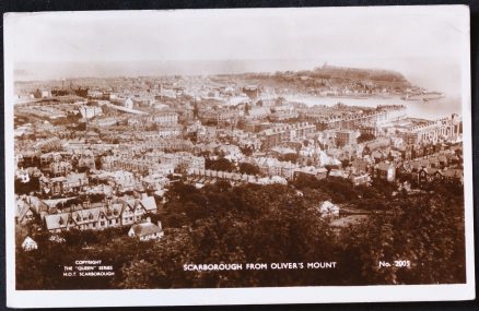 Scarborough Postard Oliver's Mount Real Photo Vintage 1952