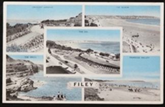 Filey Postcard Yorks The Brigg Primrose Valley Collectable Photoblue Series
