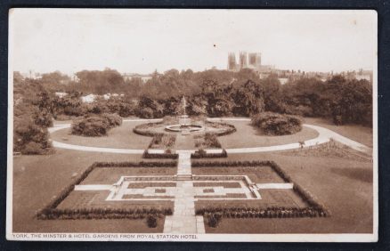 York Royal Station Hotel 1928 Postcard