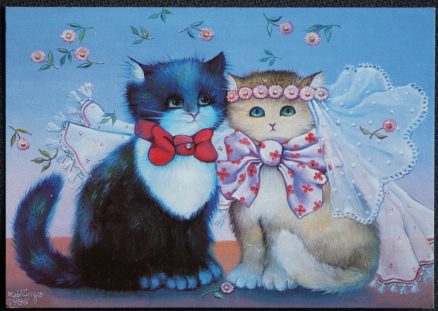 Cat Postcard Renate Koblinger From Original Oil Painting