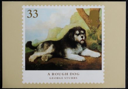 George Stubbs Dog Royal Mail Postcard