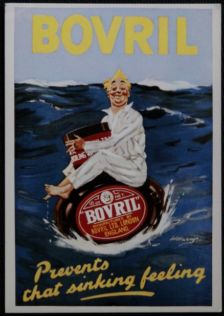 Bovril Advert Artist H.H. Harris Postcard