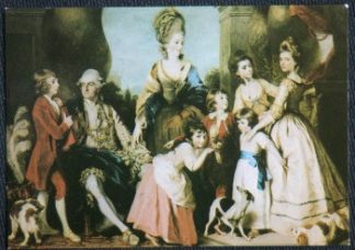 Blenheim Palace Postcard Woodstock Oxford Reynold's Group Of 4th Duke's Family