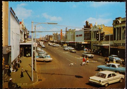 Toowoomba Postcard Ruthven Street Coles Stores Singer Sewing Vintage Postcard