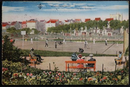 Tennis Blankenberghe Postcard 1925