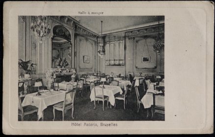 Brussels Postcard Hotel Astoria 1912