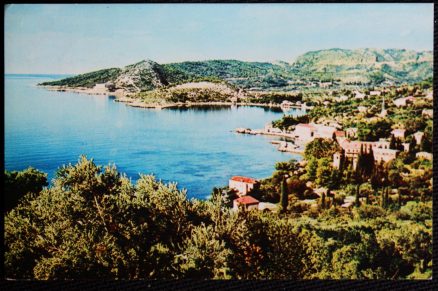 Dubrovnik Mlini Postcard Vintage 1964