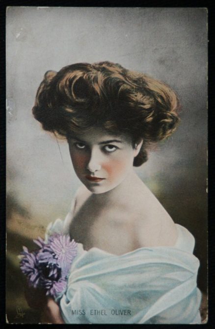 Ethel Oliver Actress Postcard Theatre Portrait Vintage 1907