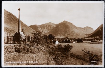 Glencoe Postcard Macdonald RP 1939