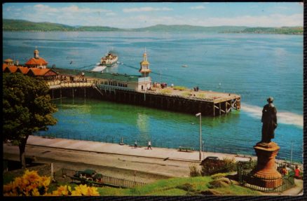 Dunoon Postcard Pier Highland Mary